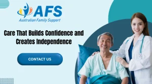 NDIS provider Adelaide caregiver supporting elderly patient with professional disability support services