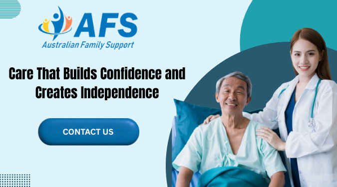 NDIS provider Adelaide caregiver supporting elderly patient with professional disability support services